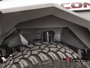 Jeep Wrangler JL Fender Flares - Fab Fours - Front - Fender Liners For Base System Jeep Wrangler JL Fender Flares - Fab Fours - Front - Fender Liners For Base System